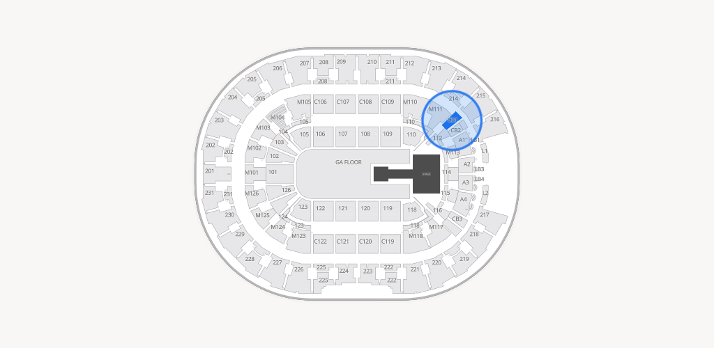 Rocket Arena Seating Chart