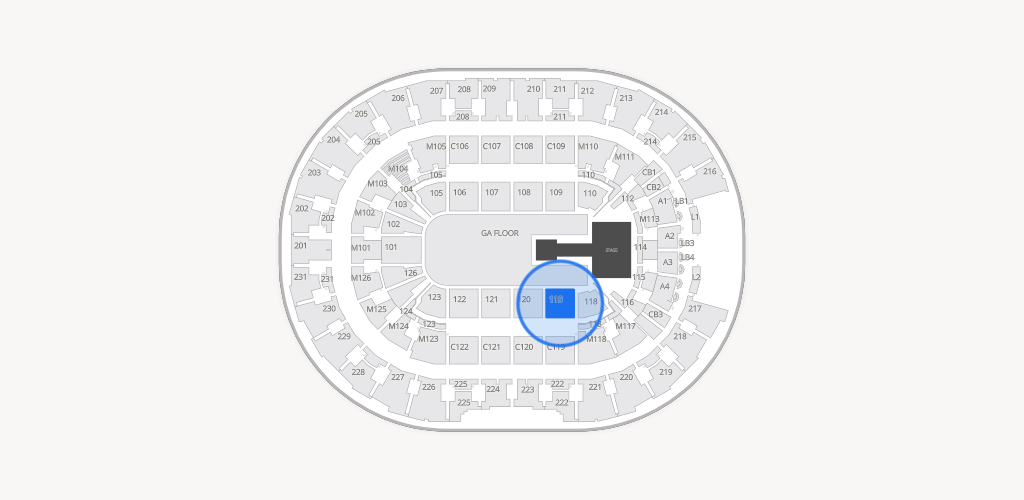 Rocket Arena Seating Chart