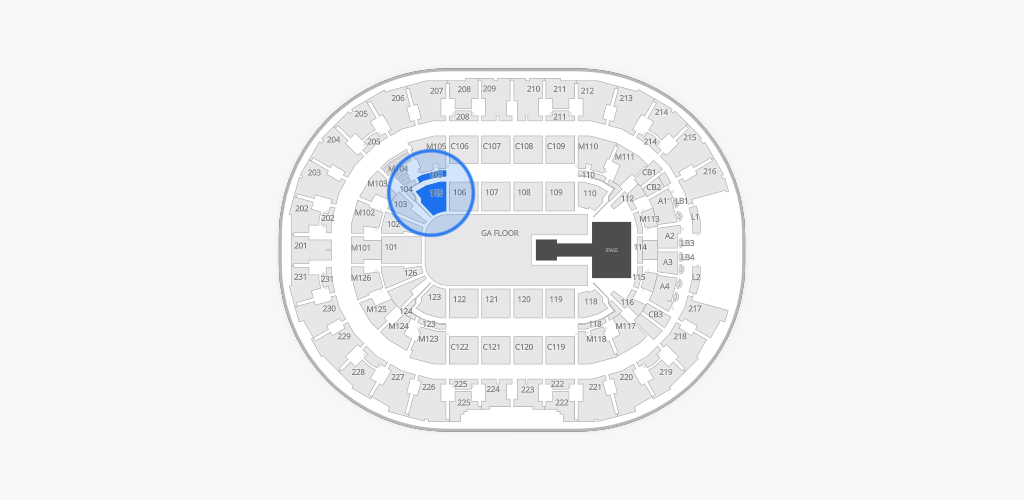 Rocket Arena Seating Chart