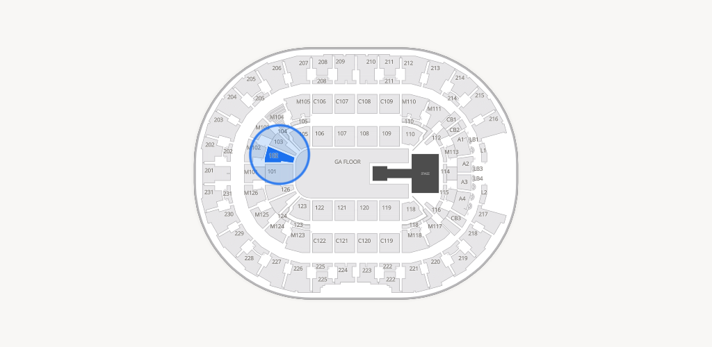 Rocket Arena Seating Chart