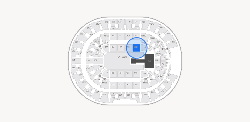 Rocket Arena Seating Chart
