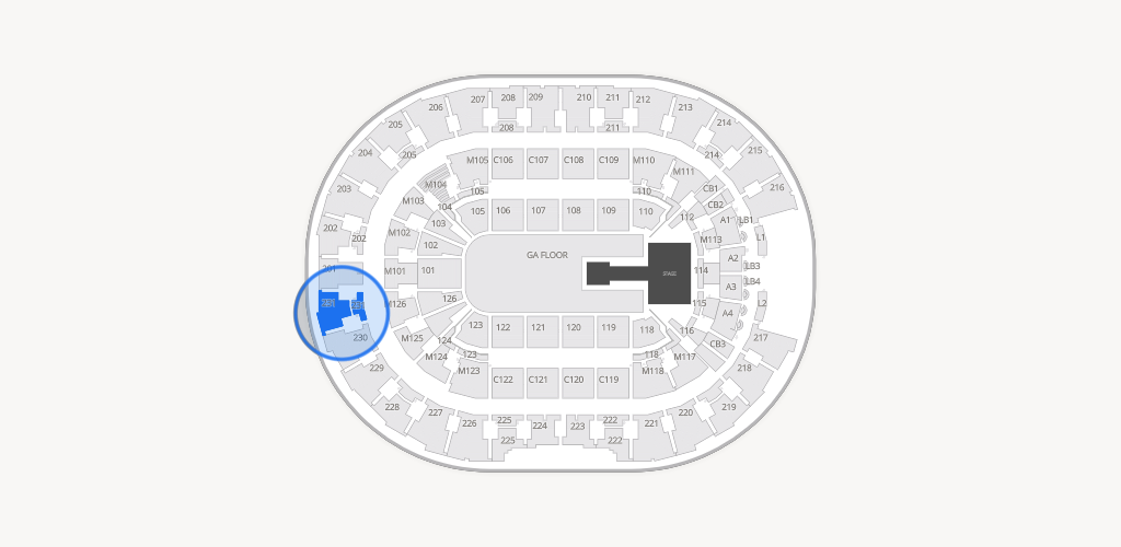 Rocket Arena Seating Chart