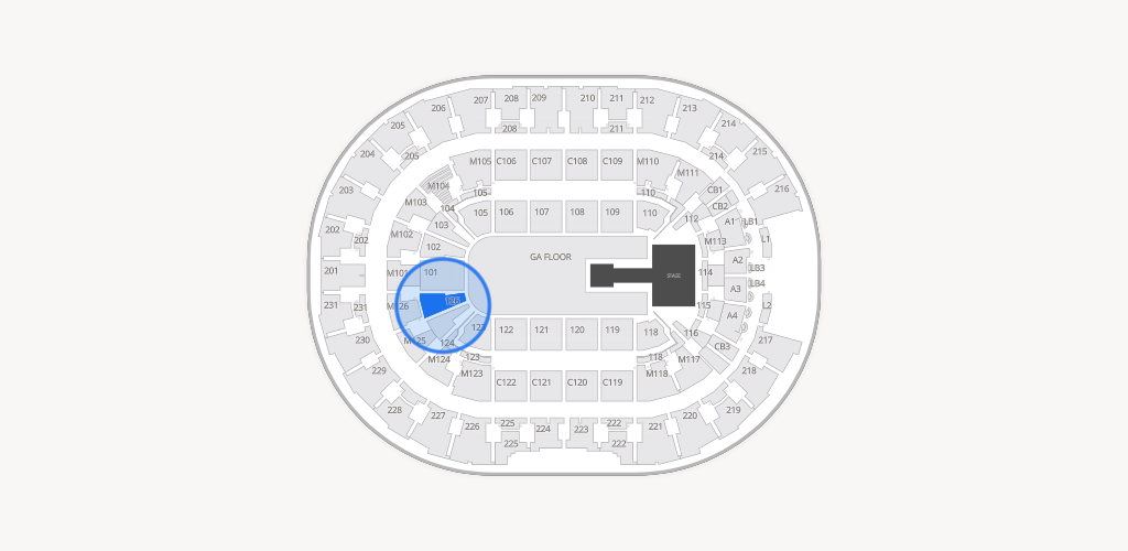 Rocket Arena Seating Chart