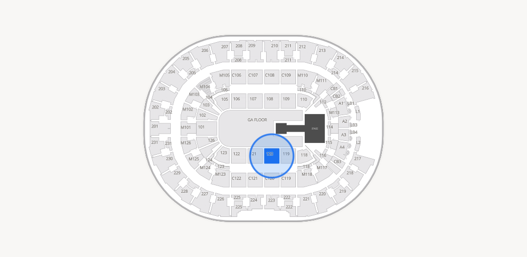 Rocket Arena Seating Chart