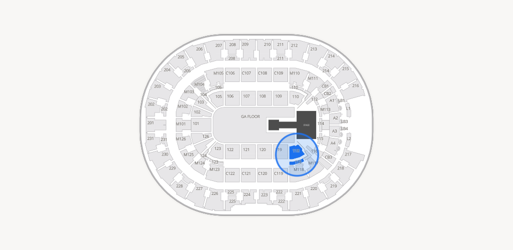 Rocket Arena Seating Chart