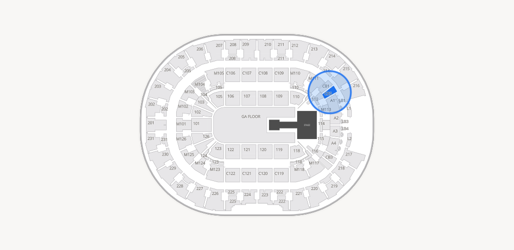 Rocket Arena Seating Chart