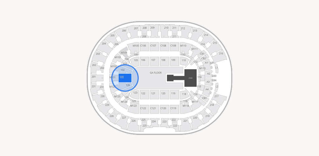 Rocket Arena Seating Chart