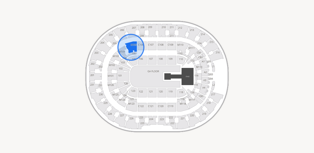Rocket Arena Seating Chart