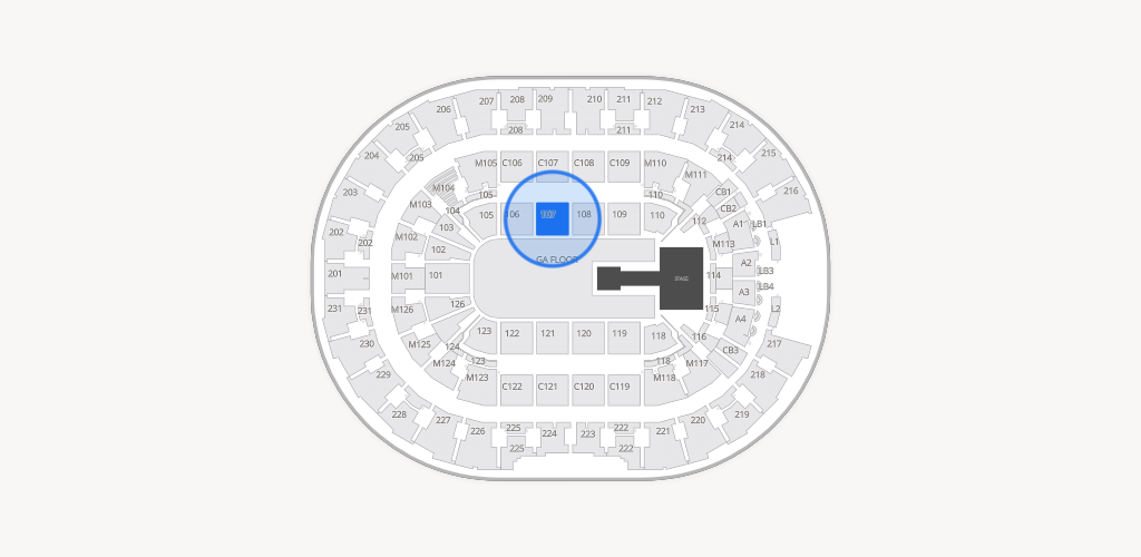 Rocket Arena Seating Chart