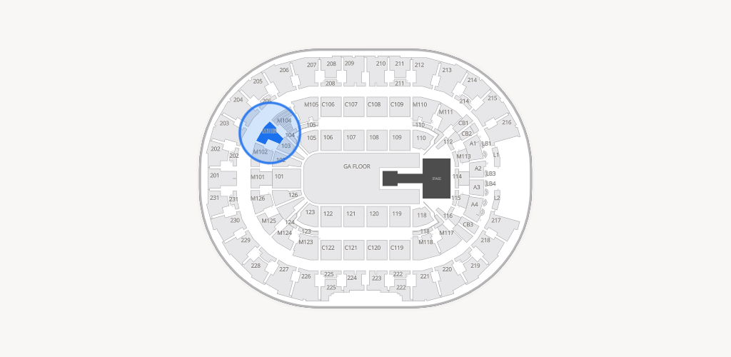 Rocket Arena Seating Chart