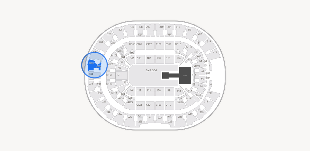Rocket Arena Seating Chart