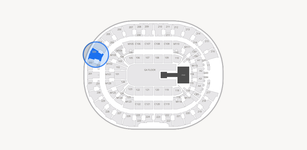 Rocket Arena Seating Chart