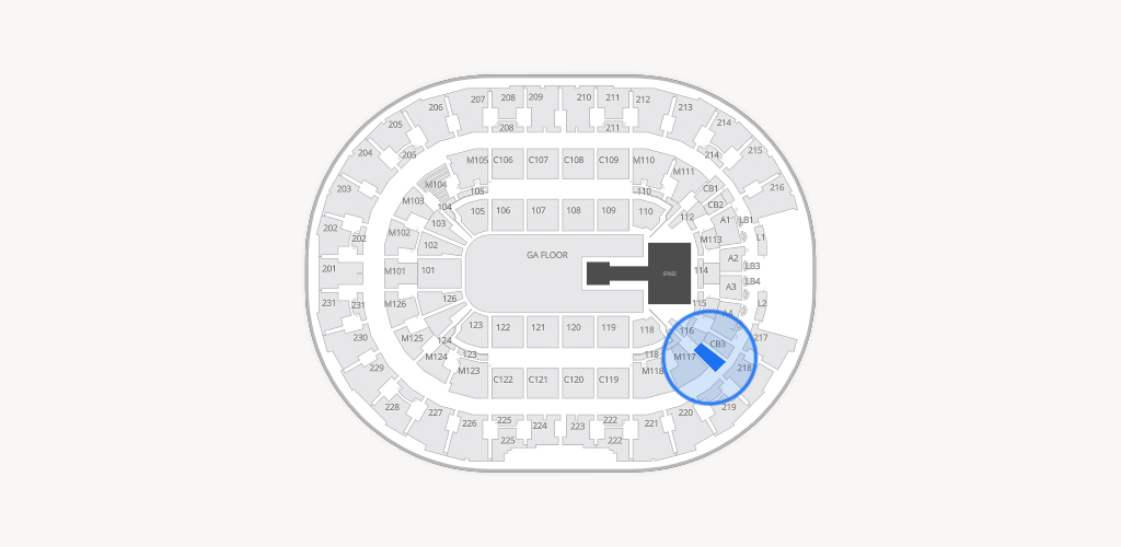Rocket Arena Seating Chart