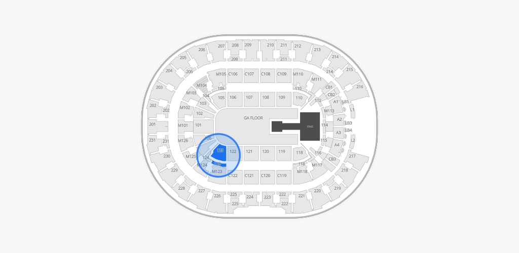 Rocket Arena Seating Chart