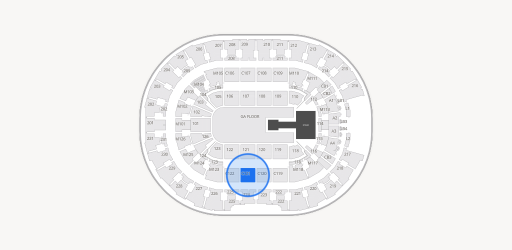 Rocket Arena Seating Chart