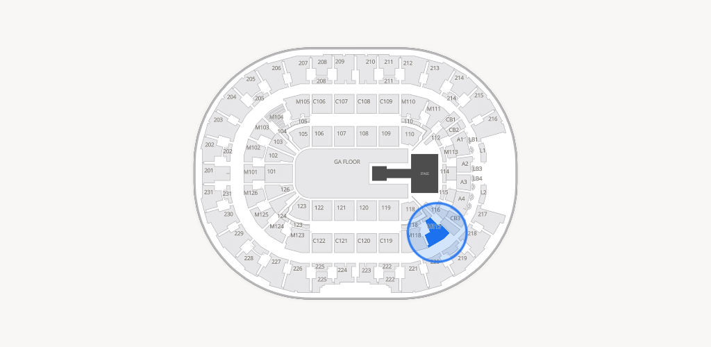 Rocket Arena Seating Chart
