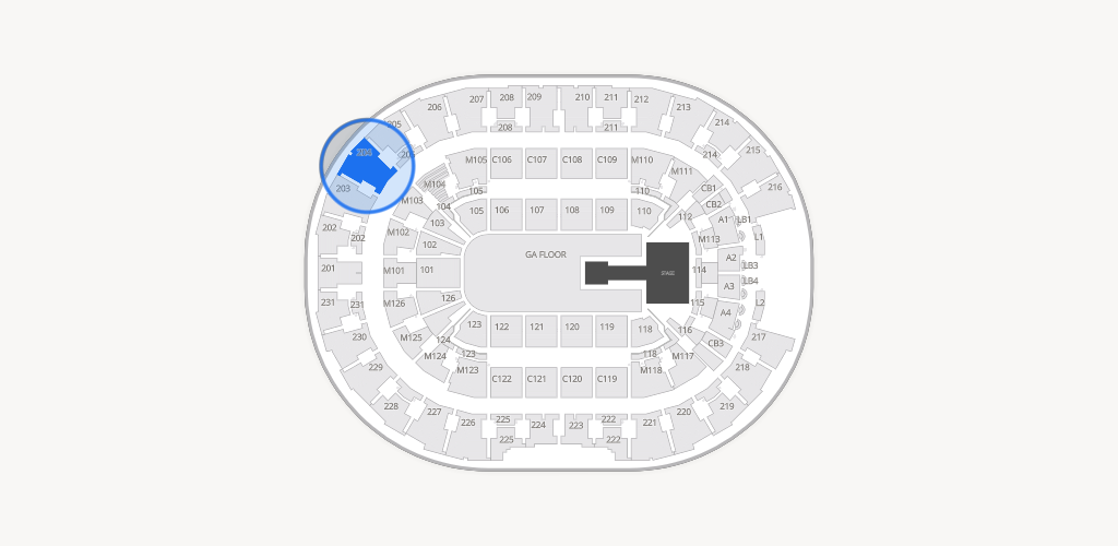 Rocket Arena Seating Chart