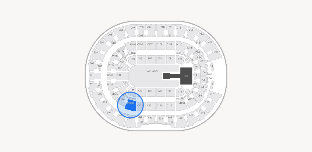 Rocket Arena Seating Chart