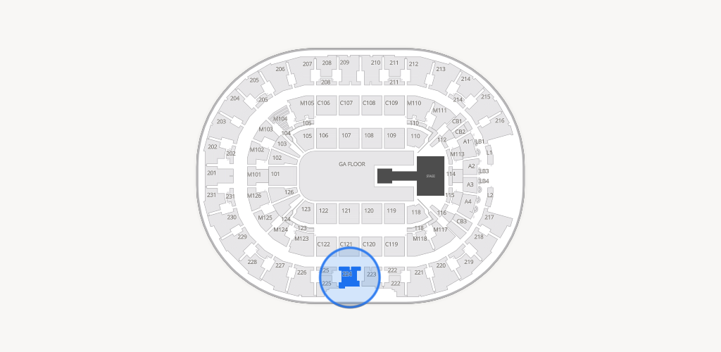 Rocket Arena Seating Chart
