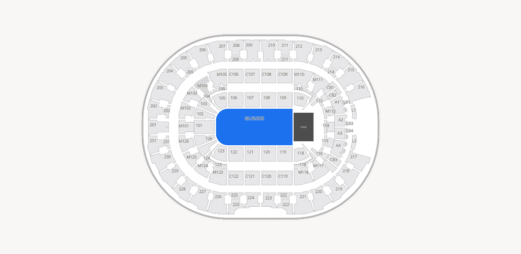 Rocket Arena Seating Chart
