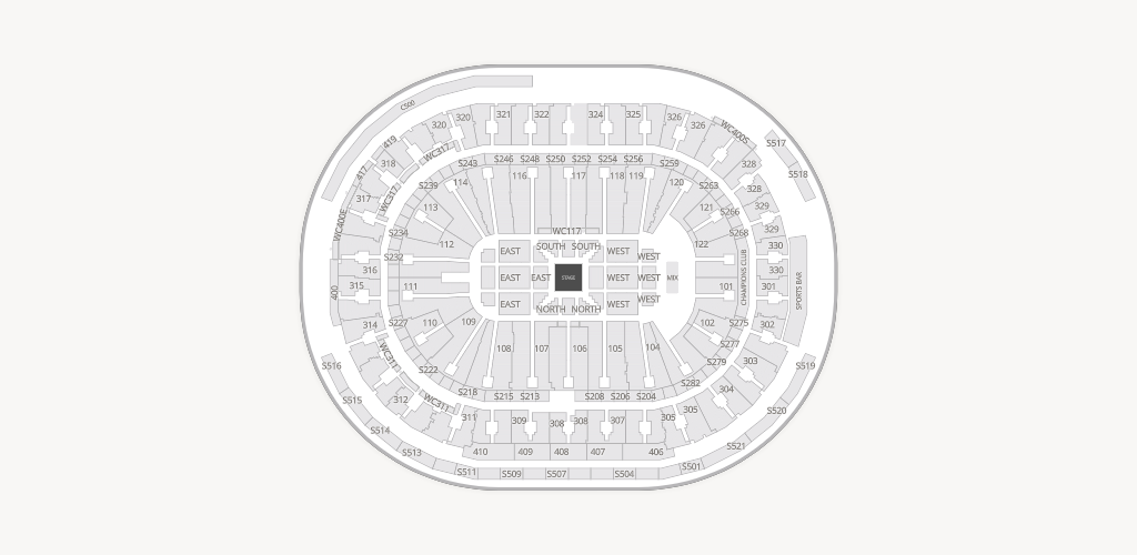 Rogers Arena Seating Chart