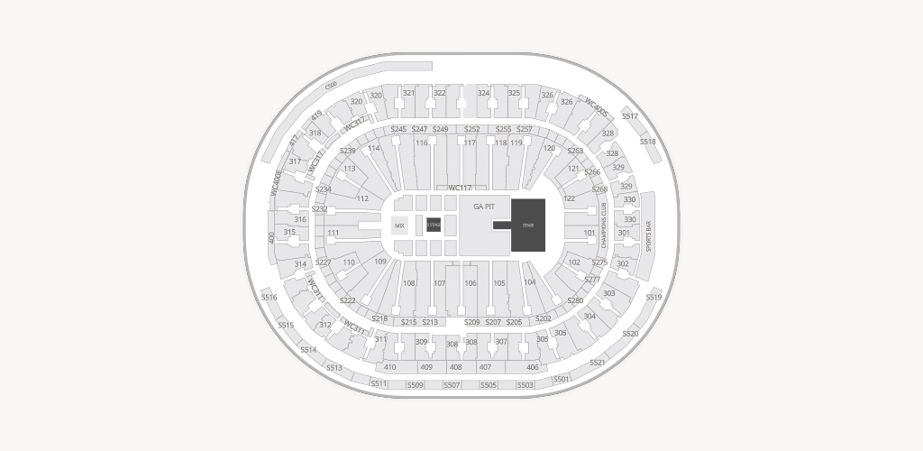 Rogers Arena Seating Chart