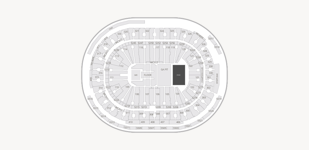 Rogers Arena Seating Chart