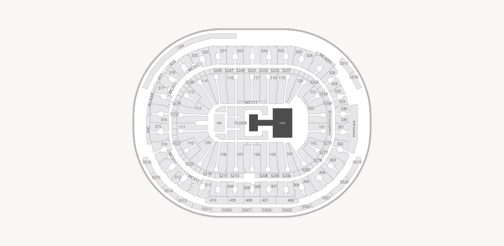 Rogers Arena Seating Chart