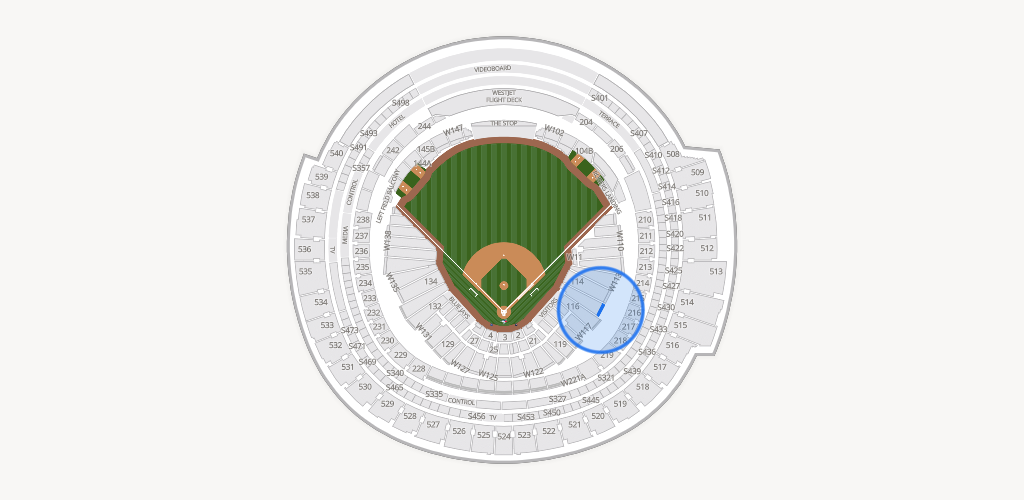 Rogers Centre Seating Chart