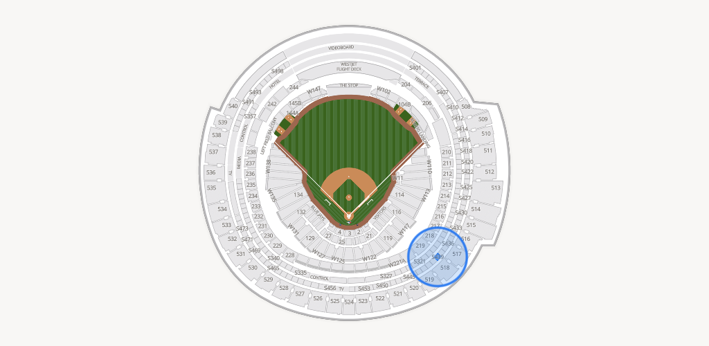 Rogers Centre Seating Chart