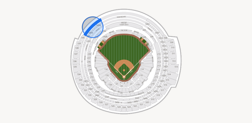 Rogers Centre Seating Chart