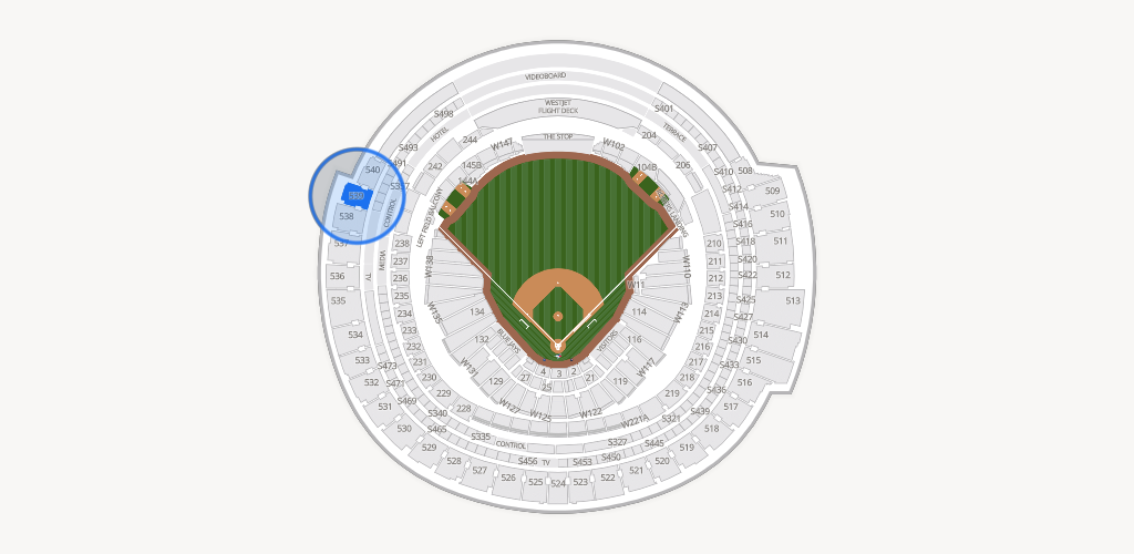 Rogers Centre Seating Chart