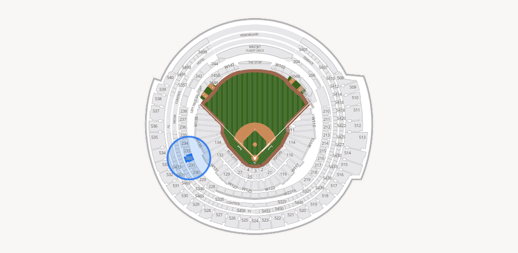 Rogers Centre Seating Chart