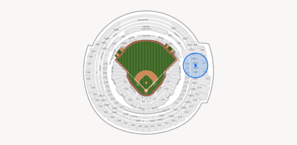 Rogers Centre Seating Chart