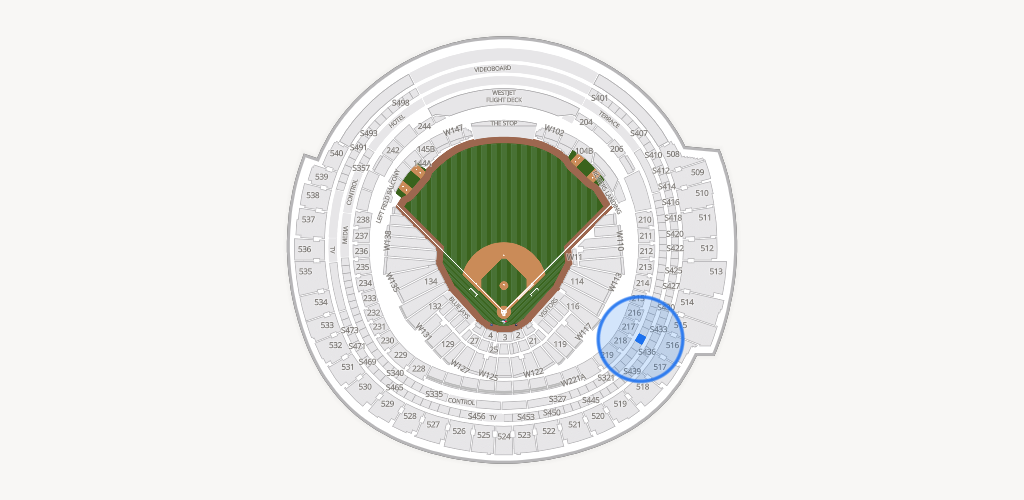 Rogers Centre Seating Chart