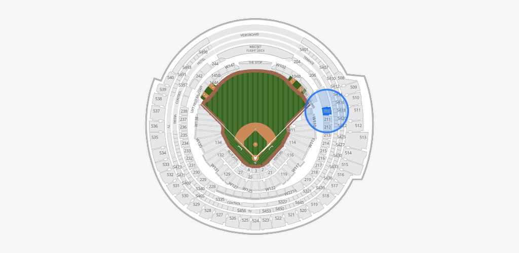 Rogers Centre Seating Chart
