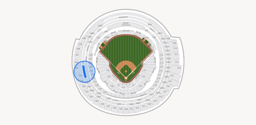 Rogers Centre Seating Chart