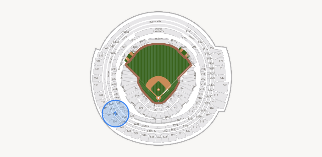 Rogers Centre Seating Chart