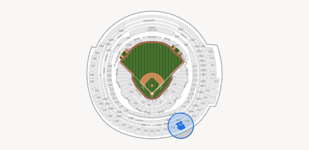 Rogers Centre Seating Chart