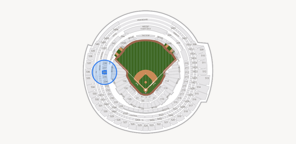 Rogers Centre Seating Chart