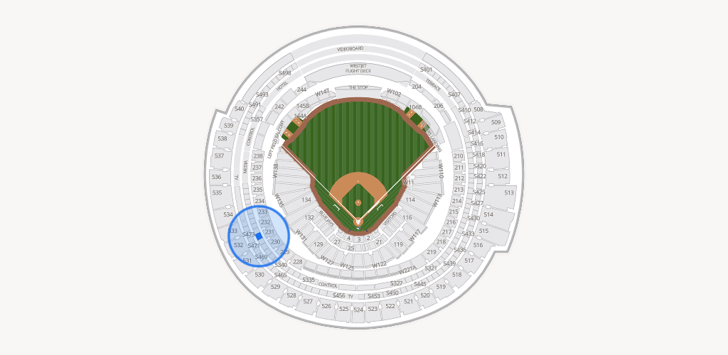 Rogers Centre Seating Chart