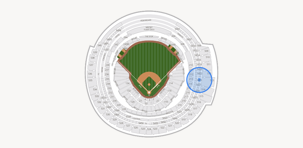 Rogers Centre Seating Chart