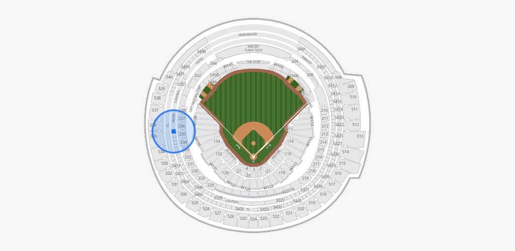 Rogers Centre Seating Chart