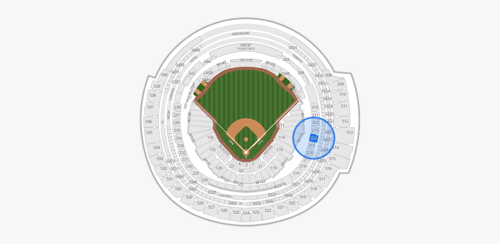 Rogers Centre Seating Chart