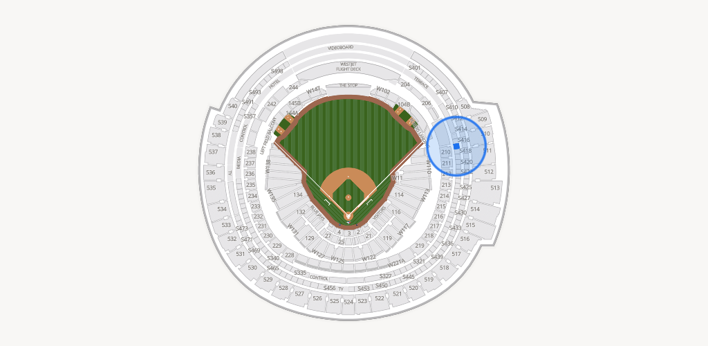 Rogers Centre Seating Chart