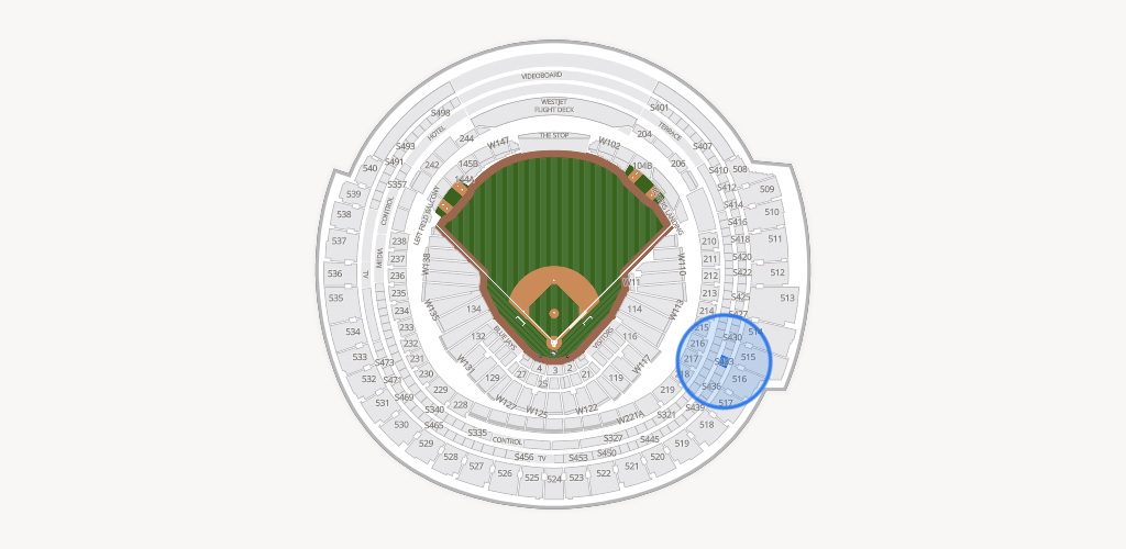 Rogers Centre Seating Chart