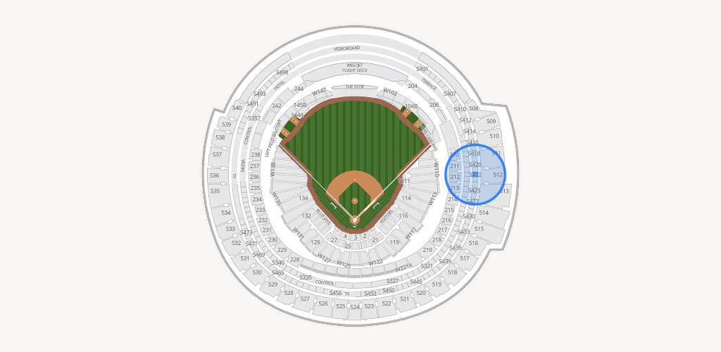Rogers Centre Seating Chart