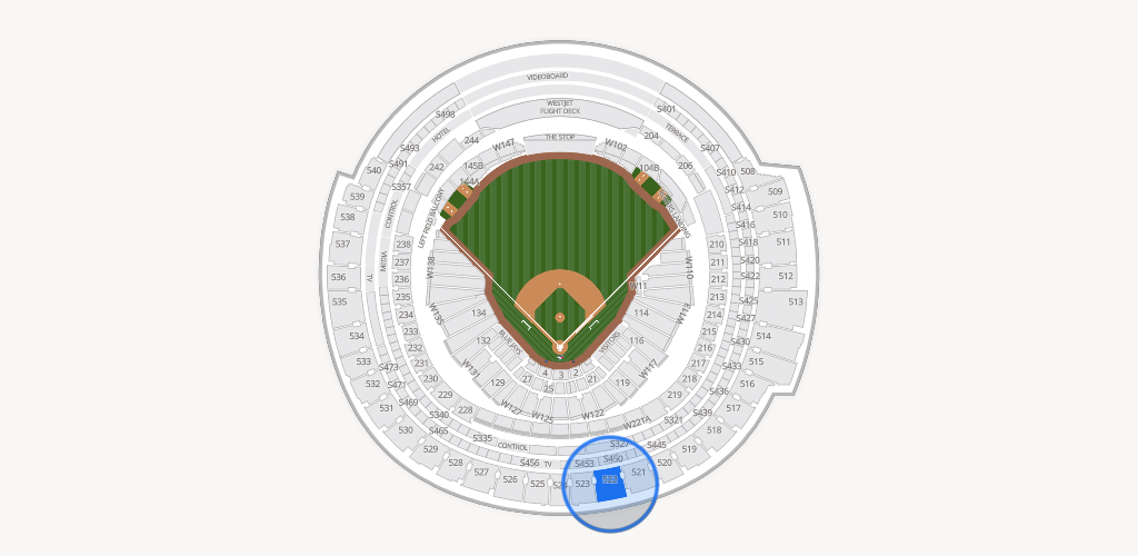 Rogers Centre Seating Chart