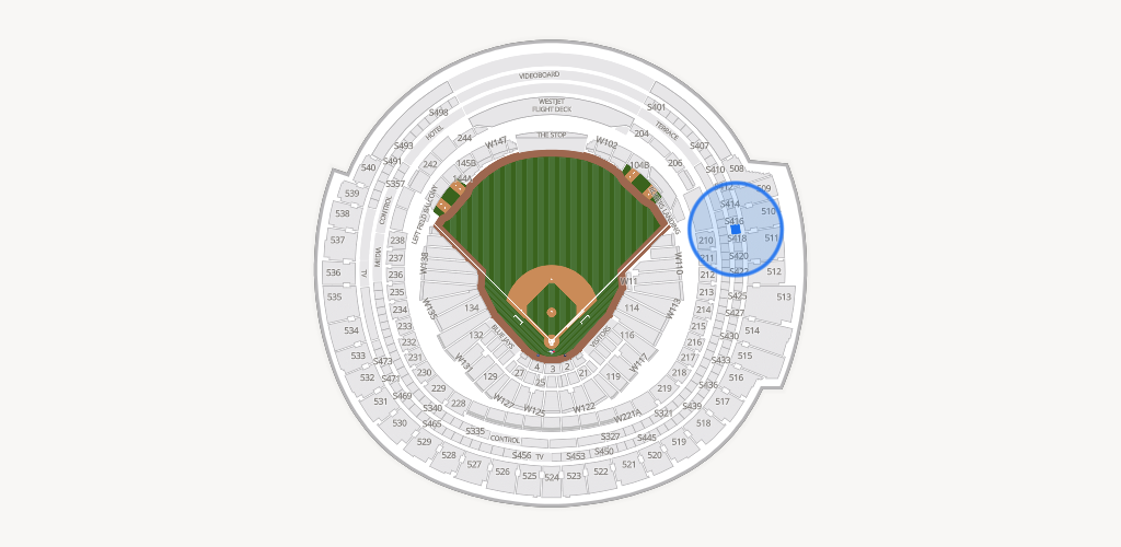 Rogers Centre Seating Chart