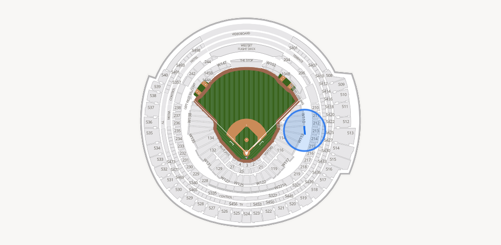 Rogers Centre Seating Chart